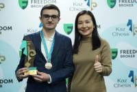 مانوئل پِتروُسیان؛  استاد بزرگ تیم  ملی شطرنج ارمنستان  قهرمان جام شطرنج قزاقستان شد