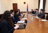 Министр финансов Республики Армения принял миссию Международного валютного 
фонда