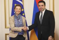 Alen Simonyan Receives CoE Secretary General: The need of establishing peace in the 
region reaffirmed