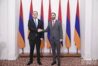 Рубен Рубинян и Рати Брегадзе обсудили вопросы отраслевого сотрудничества 
между Арменией и Грузией