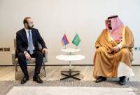 Armenian Foreign Minister meets with Saudi Arabia Minister of Economy and Planning 