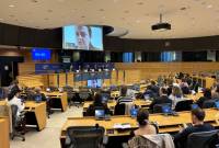 一场在欧洲议会举行的会议专门讨论了亚美尼亚大屠杀以及阿塞拜疆在纳戈尔诺-卡拉巴赫
进行的种族清洗行为