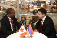 ՀՀ ԱԺ նախագահը կանադացի գործընկերոջն է ներկայացրել Հայաստան-Ադրբեջան 
բանակցությունների գործընթացը