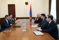 وزير المالية فاهي هوفهانيسيان يستقبل المدير التنفيذي لمجموعة بلدان البنك الدولي التي تضم 
أرمينيا إيفجيني روجينات