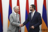 گفتگوی روبن روبینیان و خرت یان کوپمن در مورد گام های تقویت روابط ارمنستان و اتحادیه اروپا 