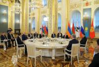 At the meeting of the Eurasian Supreme Council, PM Pashinyan referred to the 
"Crossroads of Peace" project 