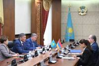 В Астане рассмотрены вопросы армяно-казахстанского межпарламентского 
взаимодействия