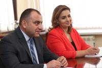 ՍԴ նախագահ Արման Դիլանյանն ընդունել է Երևանում Եվրոպայի խորհրդի 
գրասենյակի նորանշանակ ղեկավար Մաքսիմ Լոգանգեին