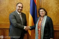 Глава МВД Армении принял заместителя генерального директора Международной 
организации по миграции 