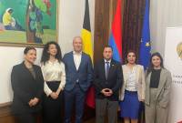 Embajador de Armenia en Bruselas se reunió con candidatos armenios nominados para las 
elecciones belgas
