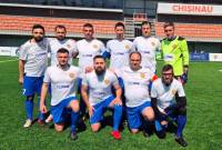 Журналисты Армении приняли участие в футбольном турнире в Молдове