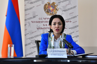 First 100 days press conference by Minister of Education, 
Science, Culture and Sport Zhanna Andreasyan 