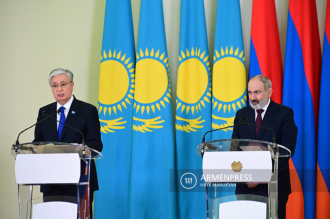 Armenian Prime Minister, President of Kazakhstan issue joint 
statement