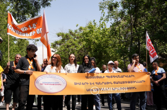 تم الاحتفال بيوم العمال العالمي في يريفان