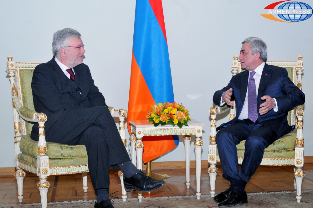 Serzh Sargsyan, Jean-Arthur Régibeau