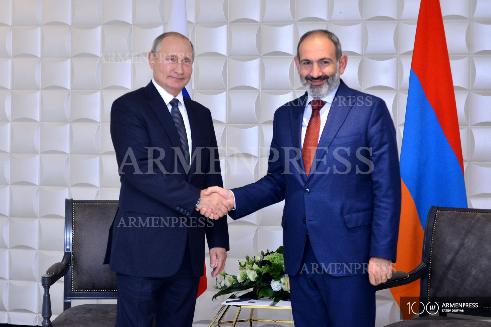 Vladimir Putin, Nikol Pashinyan
