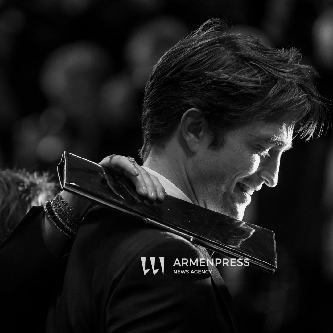 CANNES FRANCE - 17, May, 2025: Cast and crew of "Die, My Love" attend the red carpet premiere during the 78th Annual Cannes Film Festival at Palais des Festivals. The film, directed by Lynne Ramsay, features Jennifer Lawrence, Robert Pattinson, LaKeith Stanfield, Sissy Spacek, and Nick Nolte.