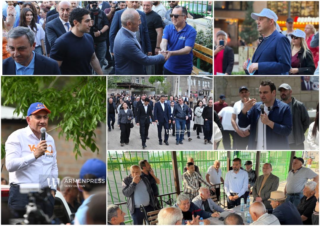 Քաղաքական ուժերի քարոզարշավի ընթացքը
