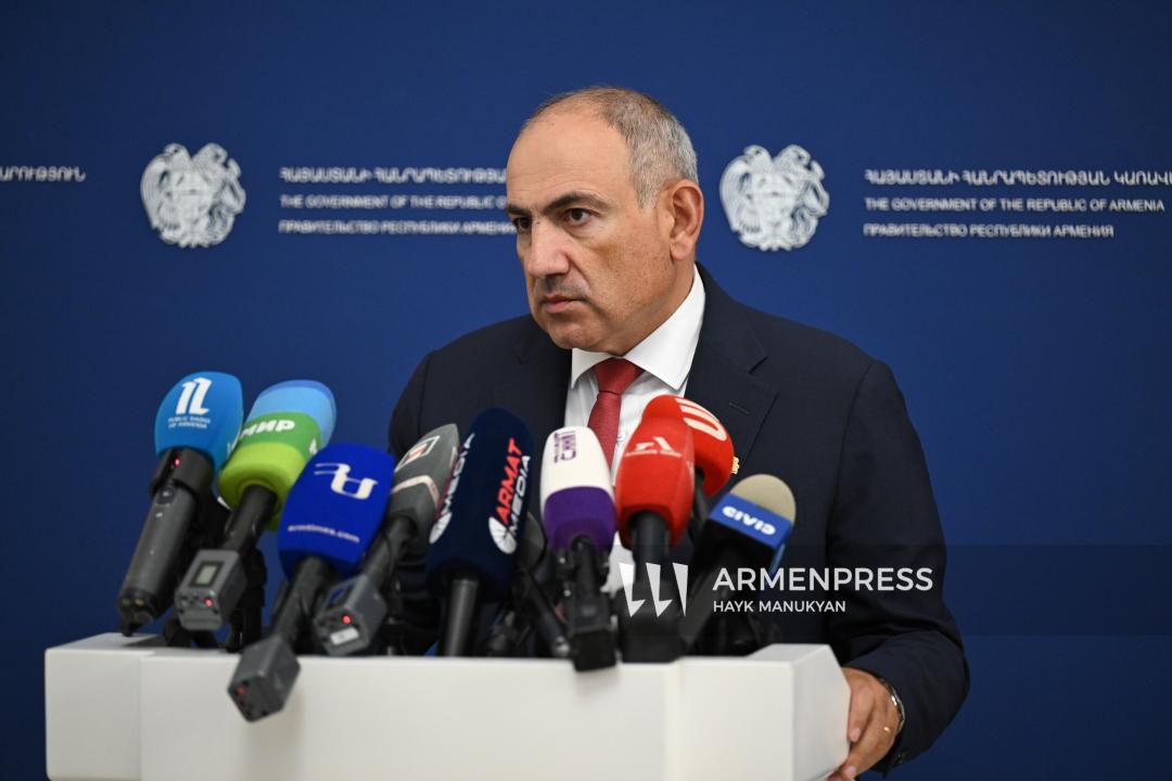 Prime Minister Nikol Pashinyan's press briefing