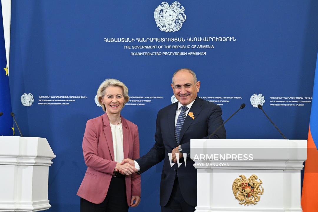 Ուրսուլա ֆոն դեր Լայեն, Նիկոլ Փաշինյան