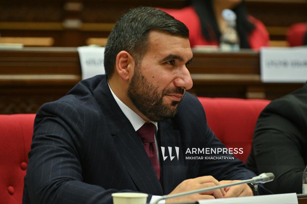Vahagn Aleksanyan fue elegido vicepresidente de la Asamblea Nacional