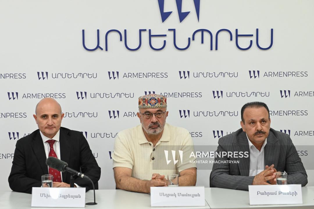 Press conference on upcoming Navasard Armenian-Iranian Cultural and Culinary Festival