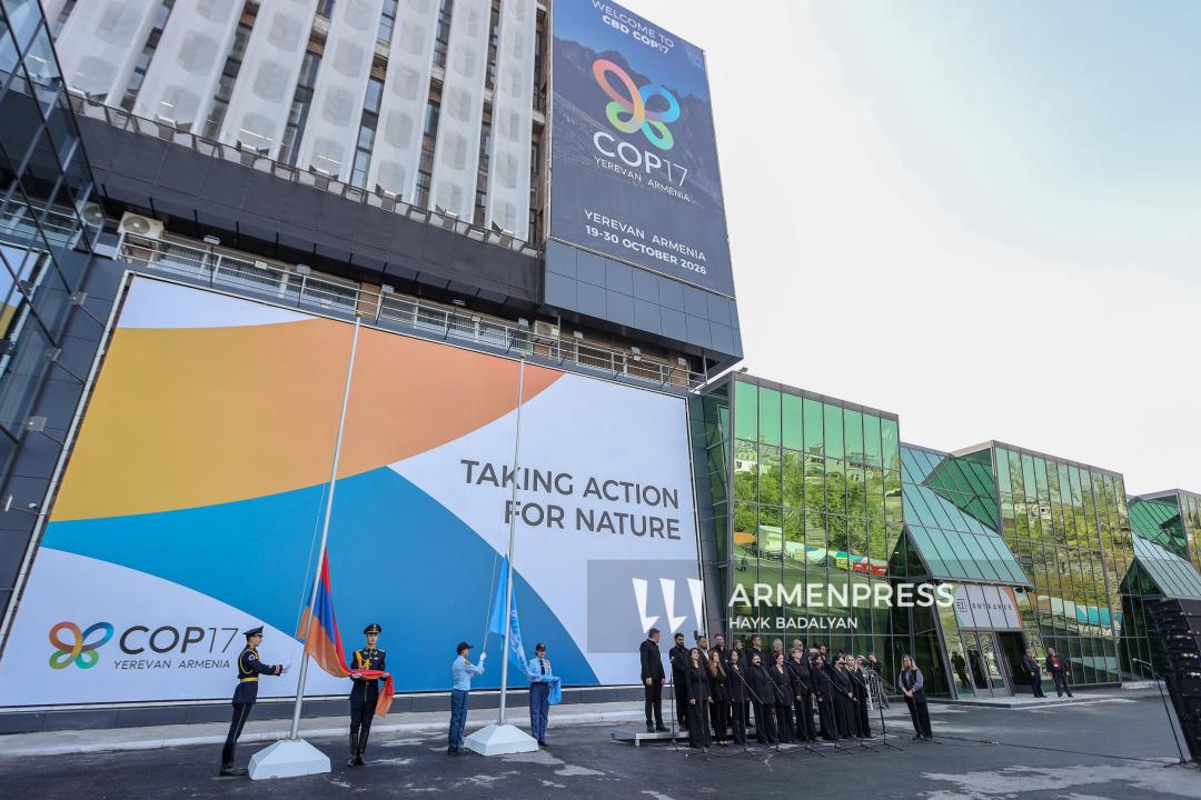 ՄԱԿ-ի դրոշի բարձրացման արարողությունը և տարածքը ՄԱԿ-ին հանձնելու միջոցառումը