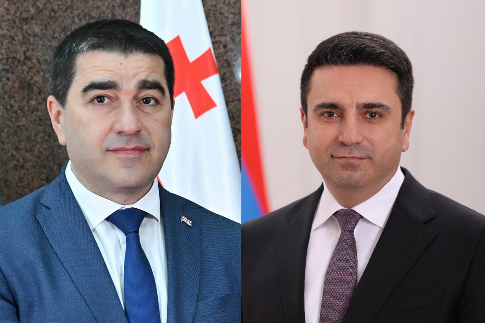 სომხეთისა და საქართველოს პარლამენტების ხელმძღვანელებს სატელეფონო საუბარი ჰქონდათ