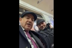 Pashinyan takes subway ride in Yerevan