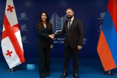 Министр экономики и устойчивого развития Грузии прибыла в Армению по приглашению Геворга Папояна