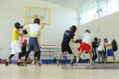 Boxeadores de Armenia entrenan en Tsaghkadzor