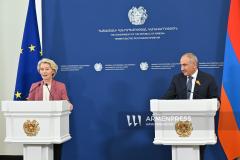 Армения получит от ЕС 18 миллионов евро для укрепления и диверсификации своей торговли: Урсула фон дер Ляйен