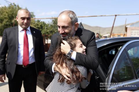 Le Premier ministre Nikol Pashinyan est à Vanadzor