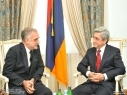 Armenian President receives Prosecutor of the International Criminal Court (ICC) Luis Moreno-Ocampo