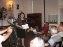 Minister Hranush Hakobyan Awards Certificate of RA Diaspora Ministry to Sona Van