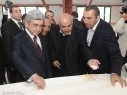 Serzh Sargsyan visited Akhuryan sugar factory