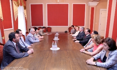 Armenian NA hosted Bourg-les-Valence commune delegation 