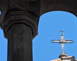 French volunteers take part in restoration works of Saint Mary Church in Old Goris 