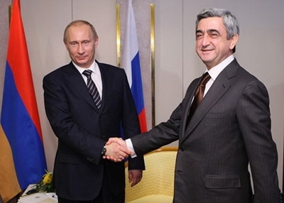 Serzh Sargsyan and Vladimir Putin to discuss South Caucasus security issues 