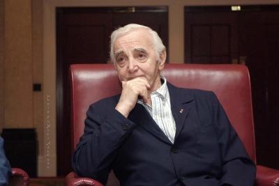 Charles Aznavour honored with official dinner in Armenian Embassy of Georgia