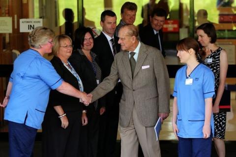 Prince Philip leaves Aberdeen hospital after five nights