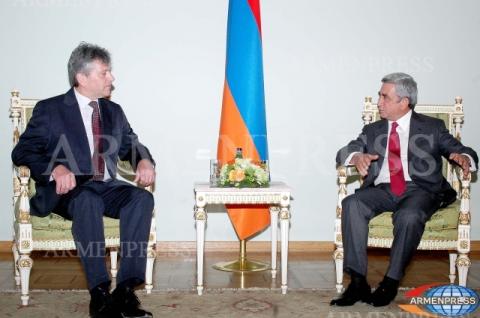 ՀՀ նախագահին հավատարմագրերն է հանձնել Ավստրիայի նոր դեսպանը 