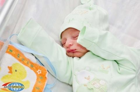 Syrian Armenian first child was born in Armenia 