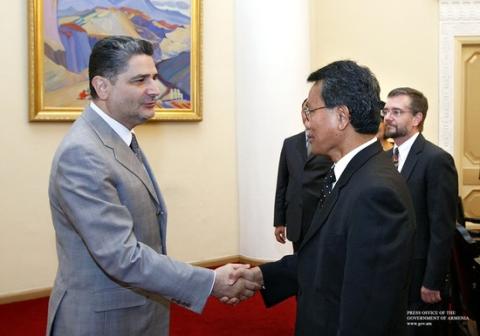 Tigran Sargsyan hosted ADB Director Executive 