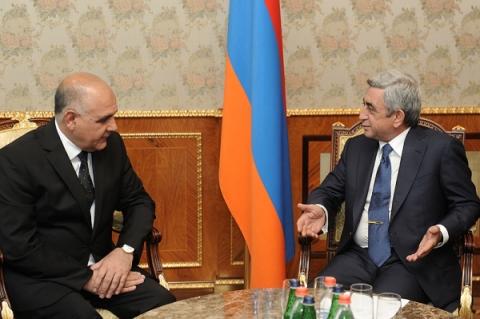 Սերժ Սարգսյանն ընդունել է Թուրքմենստանի փոխվարչապետին