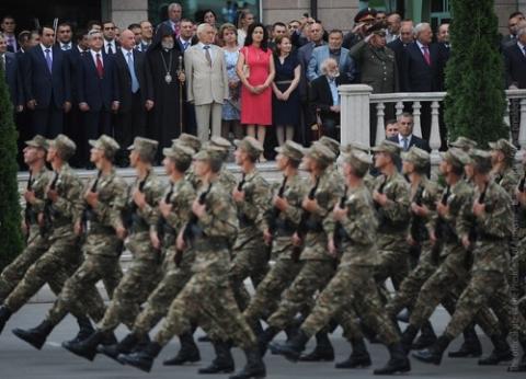 Serzh Sargsyan attended inaugural ceremony of Nagorno-Karabakh newly elected President Bako Sahakyan 
