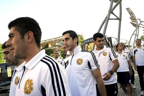 Armenian national football team in Bulgaria