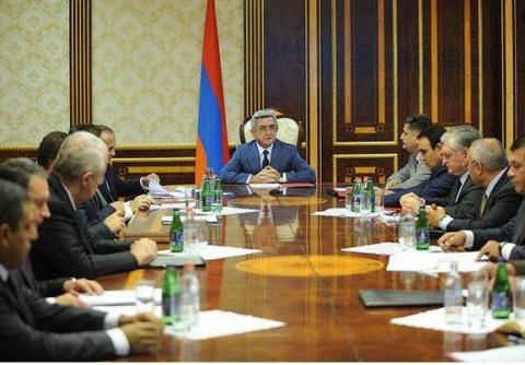 Серж Саргсян созвал заседание Совета национальной безопасности