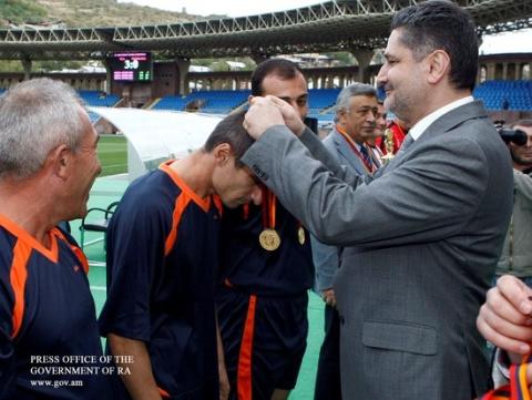 Armenian Prime Minister Football Cup Tournament was launched