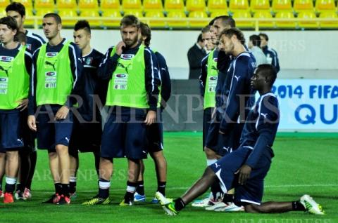  Italian mass media  covers  the match with Armenia